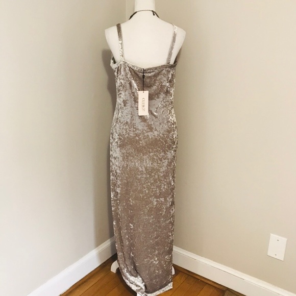 Club London Velvet Maxi Dress - Picture 6 of 8